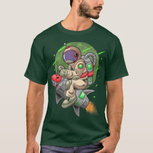 T-shirt Un Astronaute À La Foule