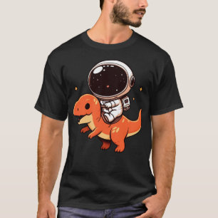 T-shirt Un Astronaute Au Sommet De Dinosaur