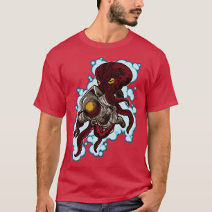 T-shirt Un astronaute combat la galaxie sous-marine de la