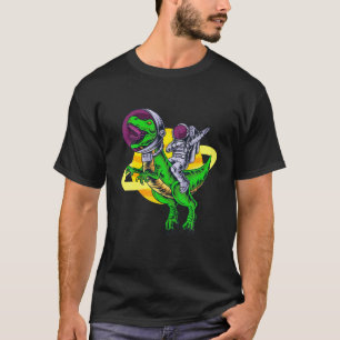 T-shirt Un Astronaute En Dabotage À Rex Dans L'Espace Dino