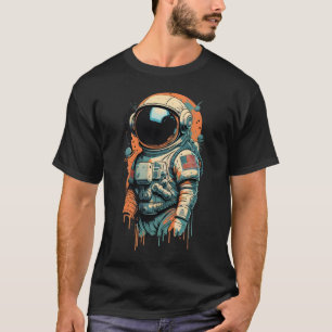 T-shirt Un astronaute géomatique et humoristique