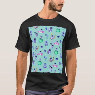 T-shirt Un astronaute lance une fusée spatiale