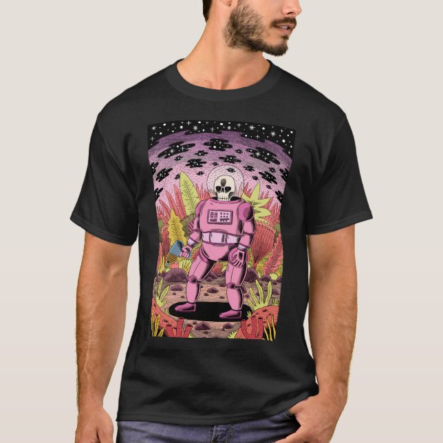 T-shirt Un astronaute mort (Devant)