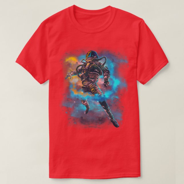 T-shirt Un astronaute piégé dans l'espace (Design devant)