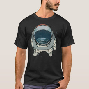T-shirt Un Astronaute Regardant La Planète Terre