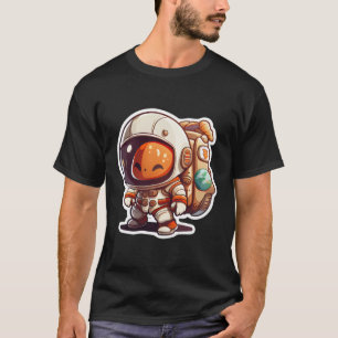 T-shirt Un astronaute spatial à la recherche de planètes S