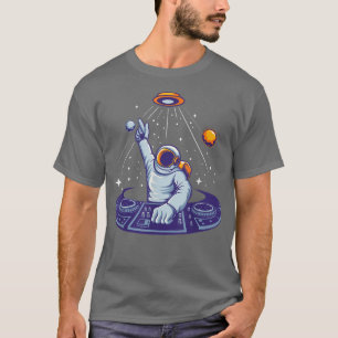T-shirt Un astronaute sur les Tourne-disques Cosmonautes P