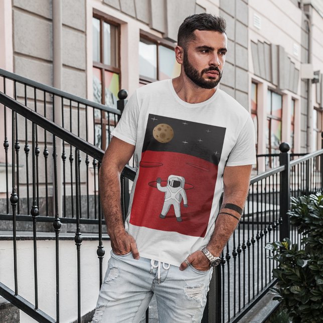 T-shirt Un astronaute sur Mars Space Explorer Red Planet (Créateur téléchargé)