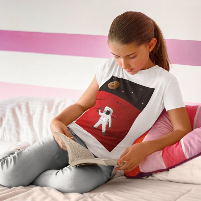 T-shirt Un astronaute sur Mars Space Explorer Red Planet (Créateur téléchargé)