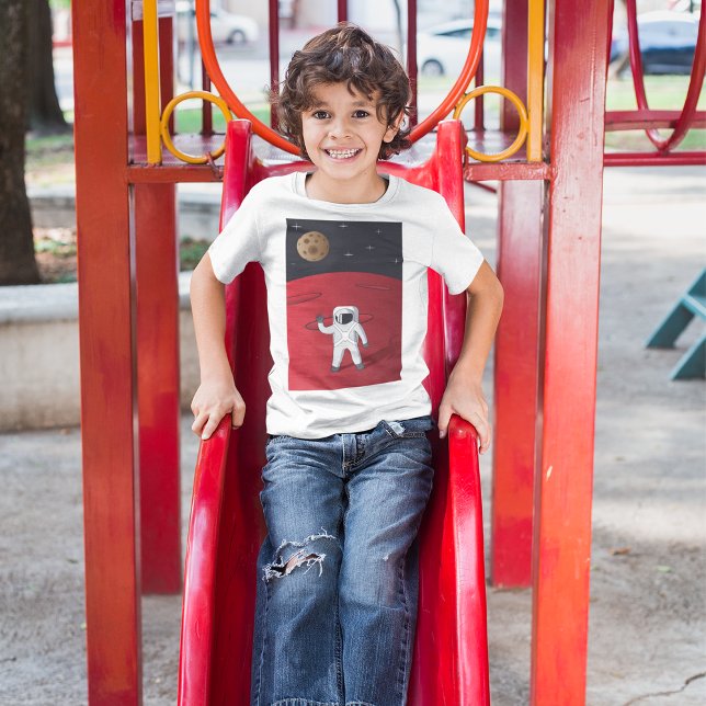 T-shirt Un astronaute sur Mars Space Explorer Red Planet (Créateur téléchargé)