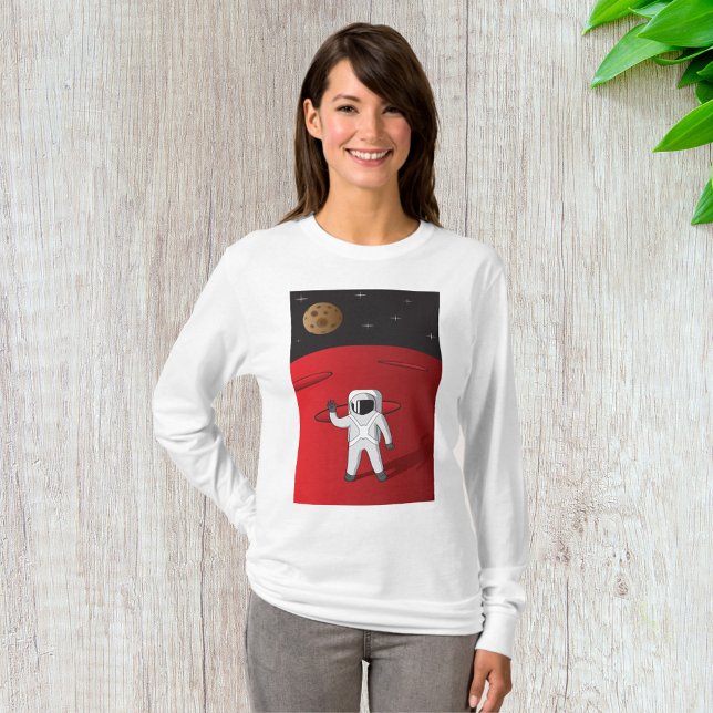 T-shirt Un astronaute sur Mars Space Explorer Red Planet (Créateur téléchargé)