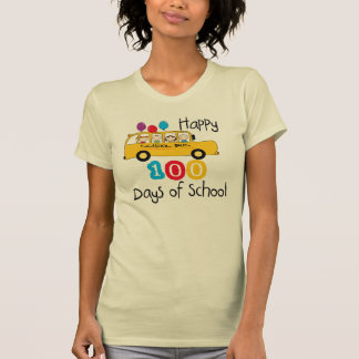 T-shirt Un autobus scolaire fête ses 100 jours