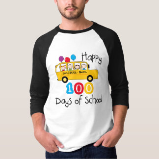 T-shirt Un autobus scolaire fête ses 100 jours