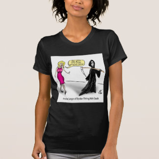 T-shirt Un autre danger de bipolaire : Flirt avec la mort