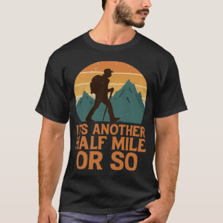 T-shirt Un Autre Demi-Mille Randonneur Marcheur Sac À Dos