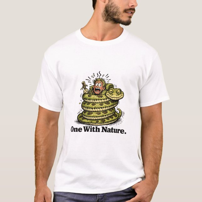 T-shirt Un avec la nature (Devant)