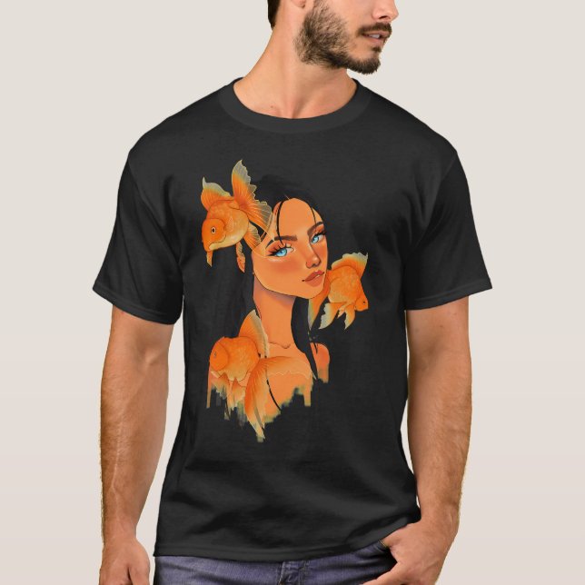 T-shirt Un avec les Poissons (Devant)