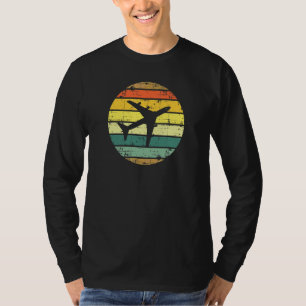 T-shirt Un avion à réaction 747 de coucher de soleil de vi