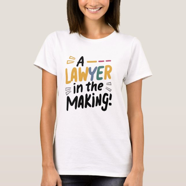 T-shirt Un avocat en devenir (Devant)