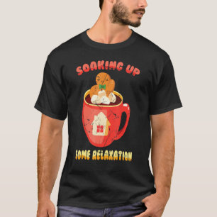 T-shirt Un Bain À Remous Pour Se Détendre Un Biscuit Spa R