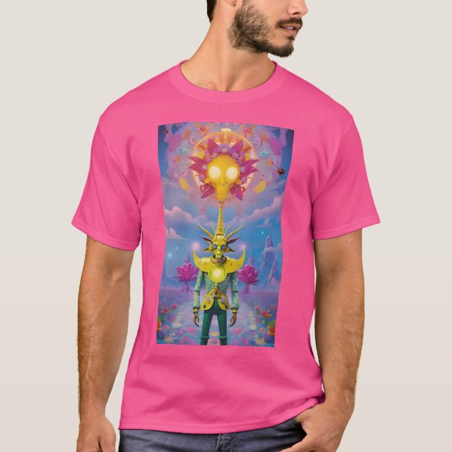 T-shirt Un Baphomet mort et gracieux (Devant)