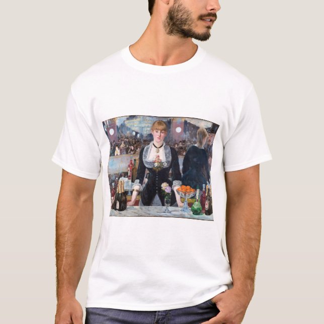 T-shirt Un bar aux Folies-Bergere, Manet (Devant)