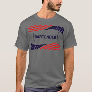 T-shirt Un barman qui protège l'Amérique
