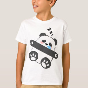 T-shirt Un bébé panda mignon dormant paisiblement