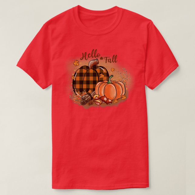 T-shirt Un bel esprit d'automne2 (Design devant)