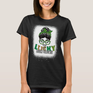 T-shirt Un bénévole de l'Hôpital Lucky Bleached St patrick