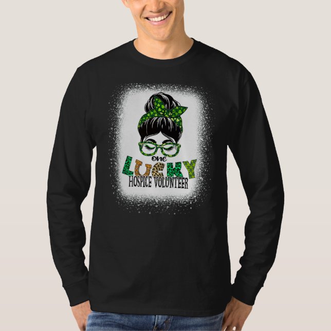 T-shirt Un bénévole de l'Hôpital Lucky Bleached St patrick (Devant)