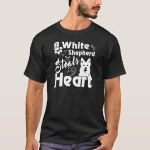 T-shirt Un berger blanc vole ma chemise drôle de cadeau d