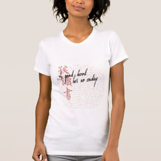 T-shirt Un bon livre sur le blanc - femmes