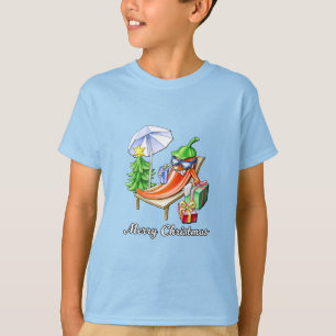T-shirt Un bon Noël chili sous le soleil et l'arbre