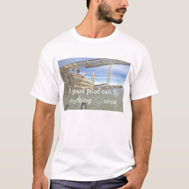T-shirt Un bon pilote (Devant)