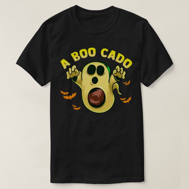 T-shirt Un Boo Cado Drôle Ghost Avocado (Design devant)