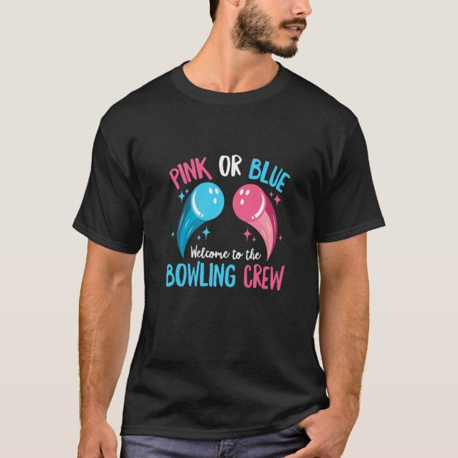 T-shirt Un Bowling De Révélation De Sexe Pour Un Bowling (Devant)
