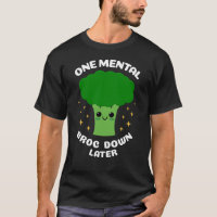 Un Brocoli Kawaii Mignon Après Une Dépression Ment