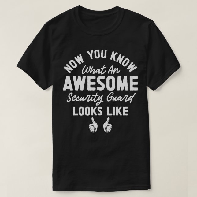 T-shirt Un bureau de sécurité de sécurité d'événements de  (Design devant)