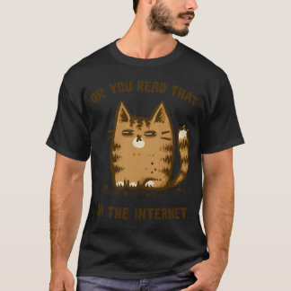 T-shirt Un cadeau de chat suspect