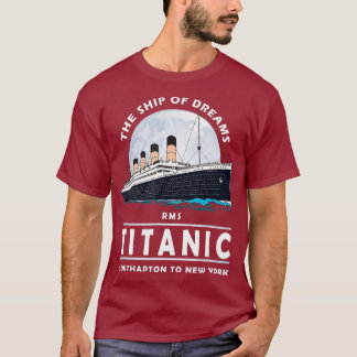 T-shirt Un cadeau de croisière Titanic Voyage Vintage de 1