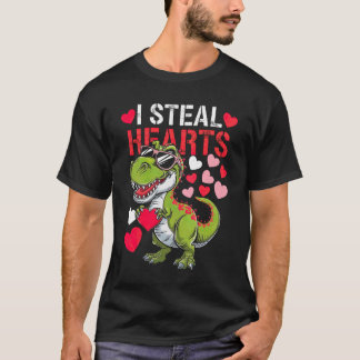 T-shirt Un cadeau de Saint Valentin - "I Steal Hearts" Din