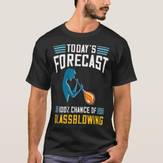 T-shirt Un cadeau de verre soufflant Couleur de verre Arti