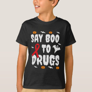 T-shirt Un cadeau d'Halloween amusant dire Boo à la sensib