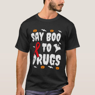 T-shirt Un cadeau d'Halloween amusant dire Boo à la sensib