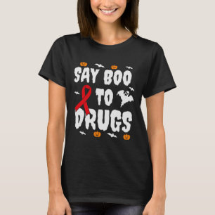 T-shirt Un cadeau d'Halloween amusant dire Boo à la sensib