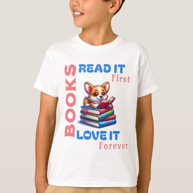 T-shirt Un cadeau fabuleux pour ceux qui aiment les livres (Devant)