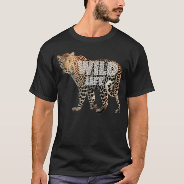 T-shirt Un cadeau faunique pour les amateurs de Safari tig (Devant)