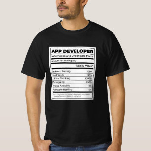 T-shirt Un cadeau neutritunal amusant pour le développeur