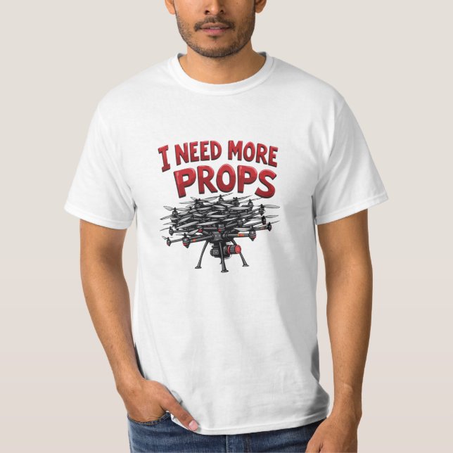 T-shirt Un cadeau parfait pour les amateurs de drones (Devant)
